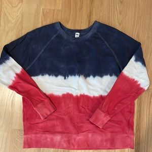 Old Navy women’s red, white and blue crew neck